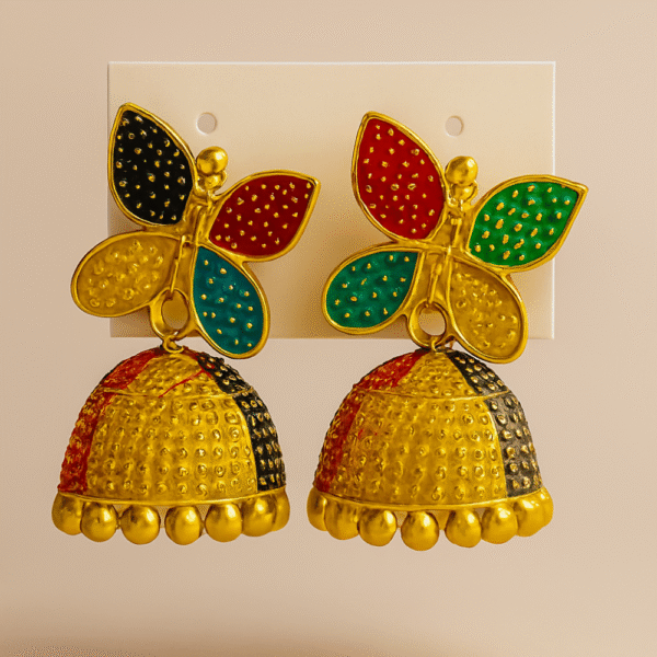 Elegant Sparkle Earrings – Lightweight & Stylish for Women - Image 3
